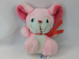 Pink Mouse Plush 6 Inch 1984 Animal Toy Stuffed - £7.37 GBP