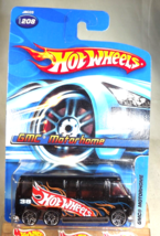 2006 Hot Wheels Mainline #208 GMC MOTORHOME Black Variant w/Chrome PR5 Sp 06Card - £11.32 GBP
