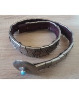 Vintage Armenian Soviet Belt 1960s, Armor Link Belt, Antique Ethnic Belt - $119.83 CAD