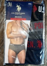 U. S. Polo Assn. ~ 3-Piece Mens Brief Underwear Multicolor Cotton Blend ... - $17.81