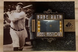 Authenticity Guarantee 
⚾️2007 Upper deck Babe Ruth REAL HISTORY 1 OF 1 Piece... - £473.33 GBP