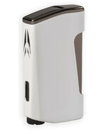 Lotus Chroma Dual Flame Lighter w/ Punch Glossy White &amp; Gunmetal - L7110 - $38.70