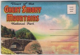 Postcard Booklet Souvenir Folder Great Smokey Mountains National Park - $3.54