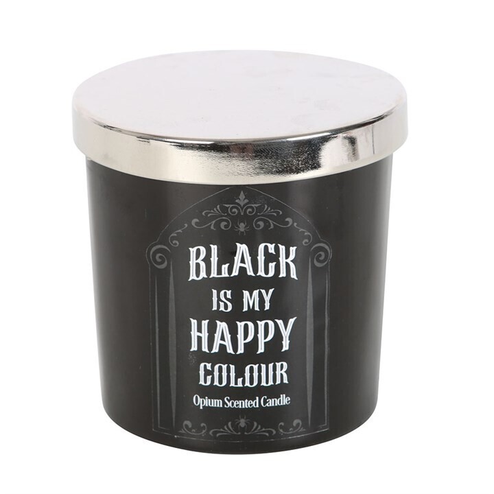 Black is My Happy Color Opium Candle Item image 3