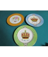 EMAIL DE LIMOGES FRANCE SALAD PLATES CHINA COLLECTOR PLATE HUNTING SCENE... - $29.39+
