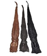 Genuine Crocodile Horn Backstrap Skin Hide Leather Craft Supply 3 Colors - $625.77 MXN+