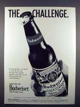 1972 Budweiser Beer Ad - The Challenge - $18.49