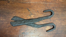 Antique Primitive Hand Forged Wrought Iron 11&quot; Shears / Scissors 17th C 18th C - $125.59