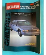 Chevrolet Caprice 1990-1993 #8421 Chilton&#39;s Repair And Tune-Up Guide - $22.72