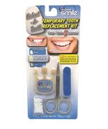NATURAL WHITE INSTANT SMILE TEETH REPLACEMENT KIT fast &amp; easy Missing to... - €8,06 EUR