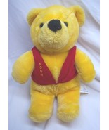 VINTAGE Sears Disney WINNIE THE POOH BEAR IN VEST 13&quot; Plush STUFFED ANIMAL - $34.61 CAD