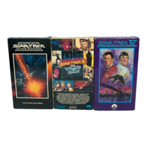 Lot of 3 Star Trek Original Classic Movies VHS Leonard Nimoy William Sha... - £5.55 GBP