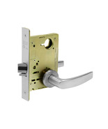 Storeroom Closet Mortise Trim Only with B Lever &amp; LN Rose, Satin Chrome - €302,40 EUR