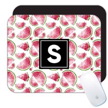 Watercolor Watermelon : Gift Mousepad Summer Holiday Fruit Berry Clean Kitchen W - £10.22 GBP+