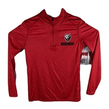 Ridgemont Wolves Womens Workout Shirt Medium Red Heather Thumb Loop (Flaw) - $15.99