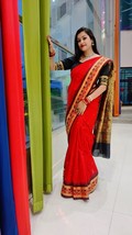 Silk Handloom Saree Handwoven Pure Silk Saree - Elegant Traditional Indi... - $884.24 MXN