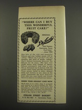 1956 Collin Street Bakery DeLuxe Fruit Cake Ad - Where can I buy this - £14.54 GBP