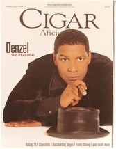 Cigar Aficionado February 1998 Denzel Washington George Hamilton Mike Ditka - £7.32 GBP