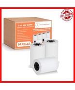 Reliable Thermal Paper Rolls for Credit Card Machines 2 1/4&quot; X 50&#39; - 50 ... - $660.61 MXN