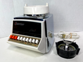 Osterizer Galaxie Pulse Matic 10 Vintage Blender Base + Blade - Retro Ch... - $49.95