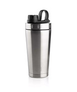 Stainless Steel Protein Shaker Bottle with Mixing Ball,Leak-Proof Shaker... - $26.66 CAD