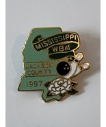 Mississippi WBA 1997 Jackson County Lapel Pin  Women&#39;s Bowling Association - $19.03