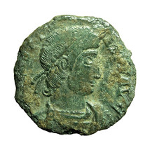 Roman Coin Constans Nummus AE21mm Bust / Emperor on Galley 04074 - $26.99
