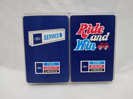 Vintage Ford Mercury Lincoln Ride And Wind Used Playing Card Decks - £24.91 GBP