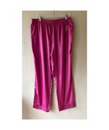 Juicy Couture Sz XL Hot Pink Satin Pajama Pants Joggers Lounge Pull On - €22,32 EUR