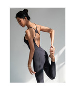 Yoga Jumpsuit Women Sport Suit Female Gym Fitness Clothes Tight Breathab... - £29.79 GBP