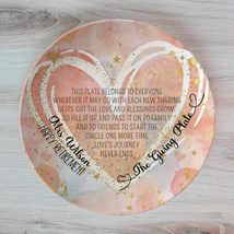 Personalised Heart, The Giving Plate, Dinner Plate Single - $45.98