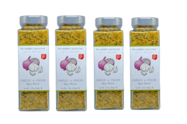 Lot of 4 The Gourmet Collection Spice Blends GARLIC AND ONION  (7.05oz) - £54.22 GBP