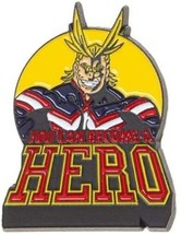 My Hero Academia Anime All Might You Can Become A Hero Metal Enamel Pin ... - £6.16 GBP