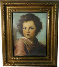 Vintage Print in Richardson Bros. Art Gallery Wood Picture Frame, 14.5&quot;x12.5&quot; - £9.72 GBP