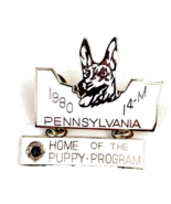 Lions Club 1980 Pennsylvania 14-M Home of the Puppy Program Pin NWT - $6.93