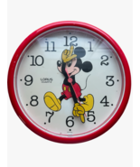 Vintage Walt Disney Lorus Quartz 10” Wall Clock - Mickey Mouse - €8,55 EUR