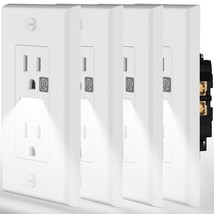 Night Light Wall Outlet-Easy To Install,Standard Electrical Outlets With... - £42.99 GBP