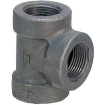 Anvil 8700120705, Malleable Iron Pipe Fitting, Tee, 2&quot; NPT Female, Black... - $48.02 CAD