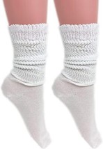 1 Pair - Cotton Lightweight Slouch Socks for Women Extra Thin Socks - £1.06 GBP