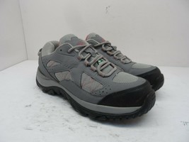 Aggressor Women&#39;s Steel Toe SP Safety Athletic Shoes 2501 Grey Pink Size 9M - $42.74