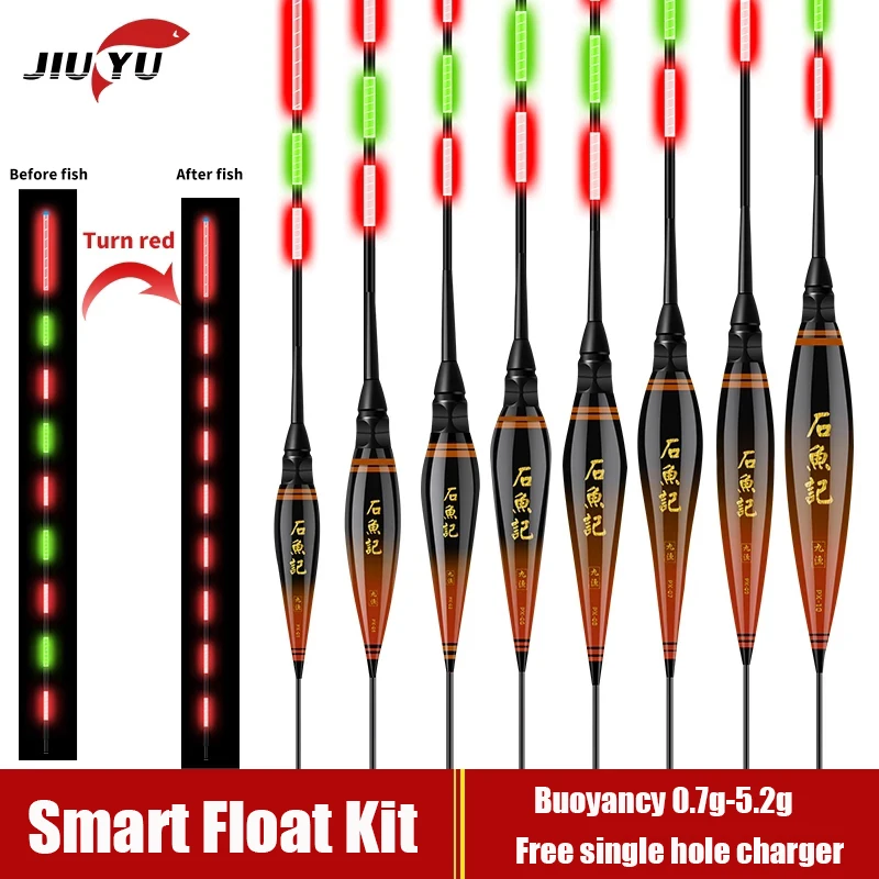 Sporting Fishing Smart Electronic Float Set LED Glowing Free CR425 Battery Charg - £23.90 GBP