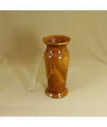 8 1/2&quot; Apple Wood Vase - £67.05 GBP