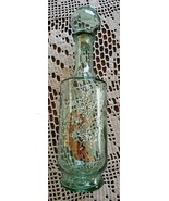Vintage ~  12" Tall ~ Green Bottle w/Cork Stopper ~ Gold Tree w/White on... - €51,67 EUR Vintage ~  12" Tall ~ Green Bottle w/Cork Stopper ~ Gold Tree w/White on... - €51,67 EUR