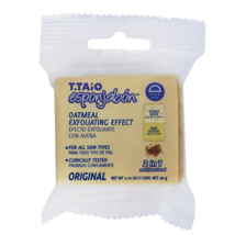 T.TAiO Esponjabon Mini Soap Bar w/Sponge Inside - Exfoliating Effect - *OATMEAL* - £2.35 GBP