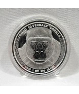 2016 Congo Silverback Gorilla .999 Silver 1 Troy Oz in Capsule AK189 - £37.25 GBP