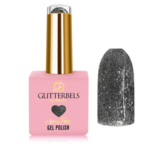 Glitterbels Hema Free Gel Polish - ROCK CHICK COLLECTION GIRLY GOTH, 0.27 Oz.  