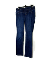 Old Navy Maternity Size 1 Woven Waistband Stretch Skinny Jeans Dark Wash - £7.47 GBP