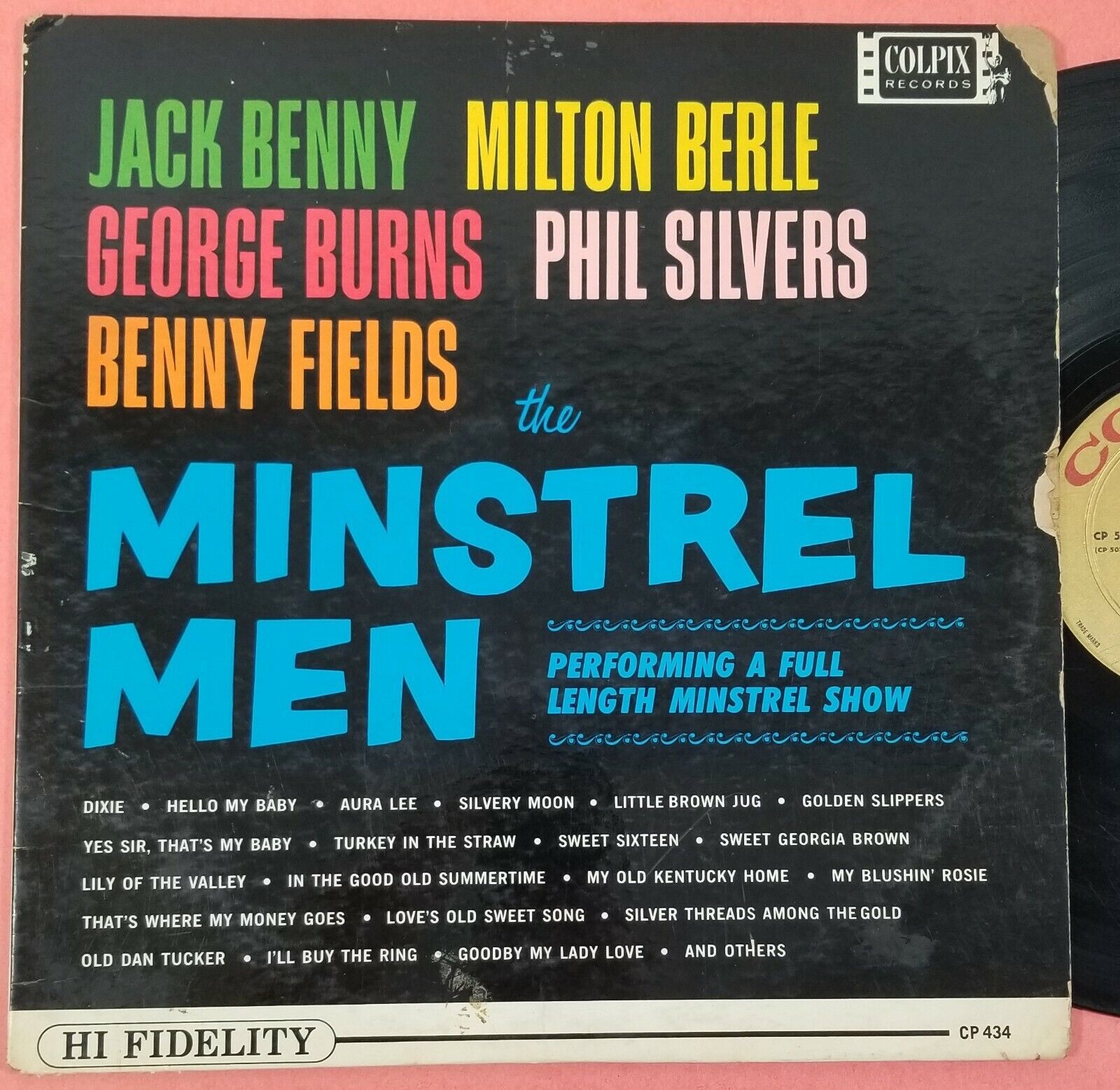 AP) Benny Fields and his Minstrelmen - Colpix Records - CP-434 - Vinyl Record Item image 4