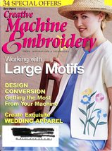 Creative Machine Embroidery Spring 2002 Wedding Apparel Sleeves Clothing - £4.31 GBP