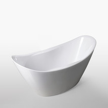 68&quot; Freestanding white bathtub contemporary soaking tub Wanda - £1,158.26 GBP